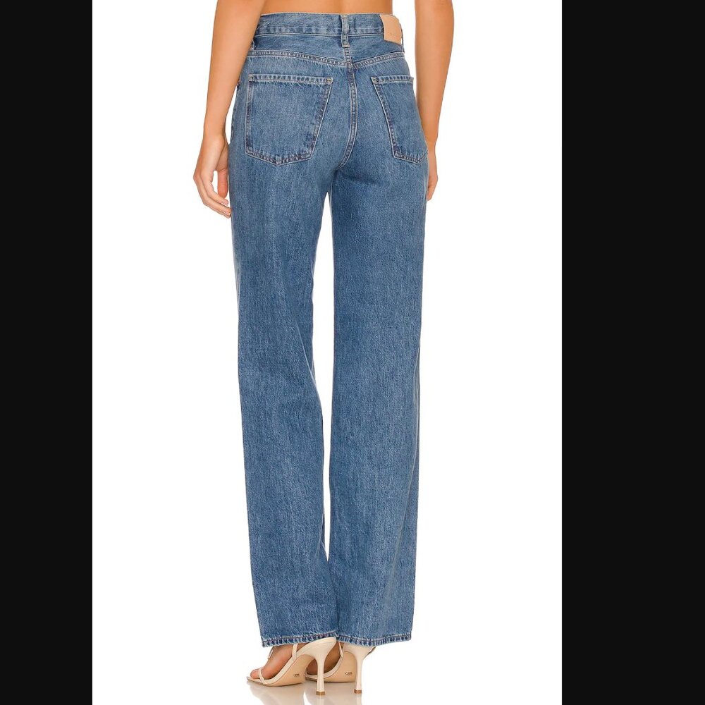 Citizens Of Humanity Annina High Rise Wide Leg Button Fly Jeans in Pinnacle 28 - Picture 2 of 11